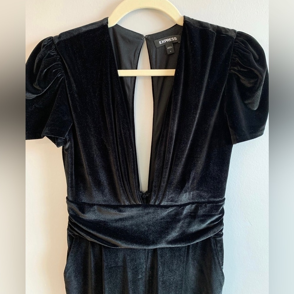 Express Velvet Jumpsuit